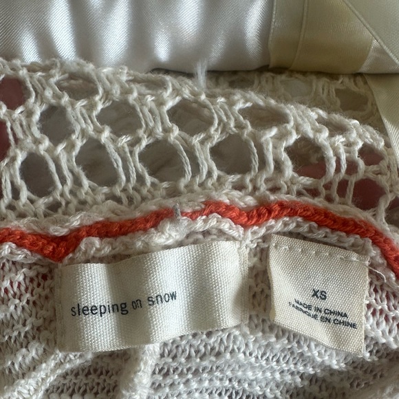 Anthropologie Sleeping on Snow Risen Sun Crochet sweater dress - Picture 7 of 7